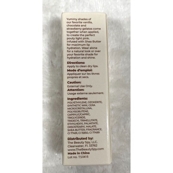 The Beauty Spy Triple Scoop Hydrating Lip Balm Stocking Stuffer Brand New NIB - Picture 3 of 3